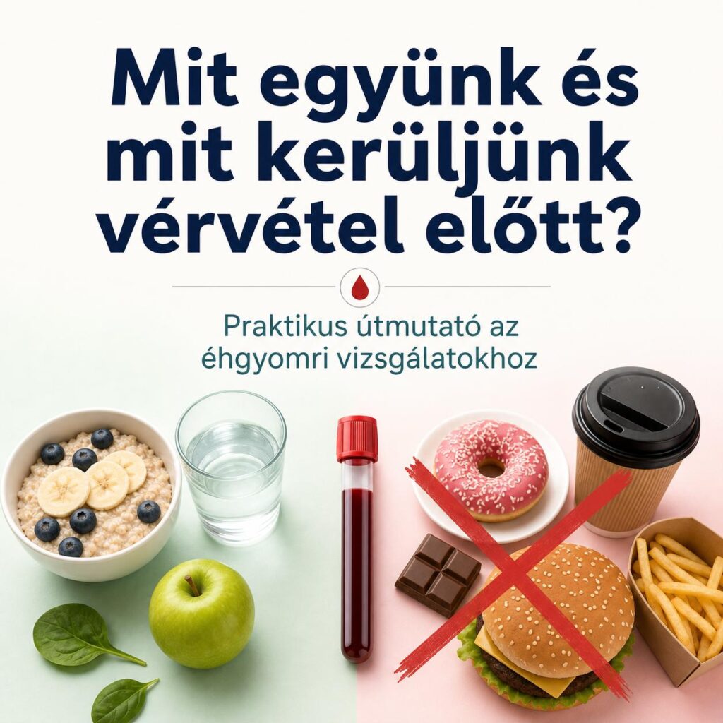 Mit együnk és mit kerüljünk vérvétel előtt? Praktikus útmutató az éhgyomri vizsgálatokhoz