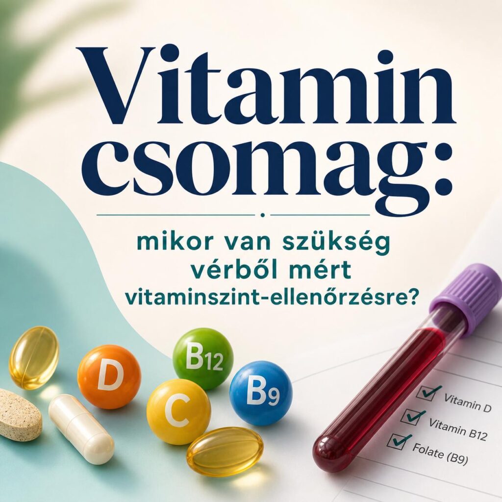 Vitamin csomag: mikor van szükség vérből mért vitaminszint-ellenőrzésre?