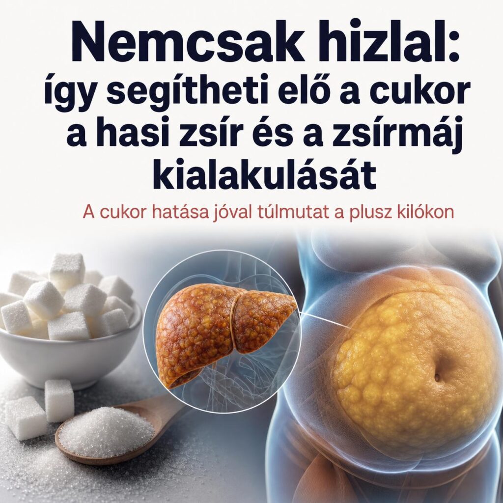 Nemcsak hizlal: így segítheti elő a cukor a hasi zsír és a zsírmáj kialakulását