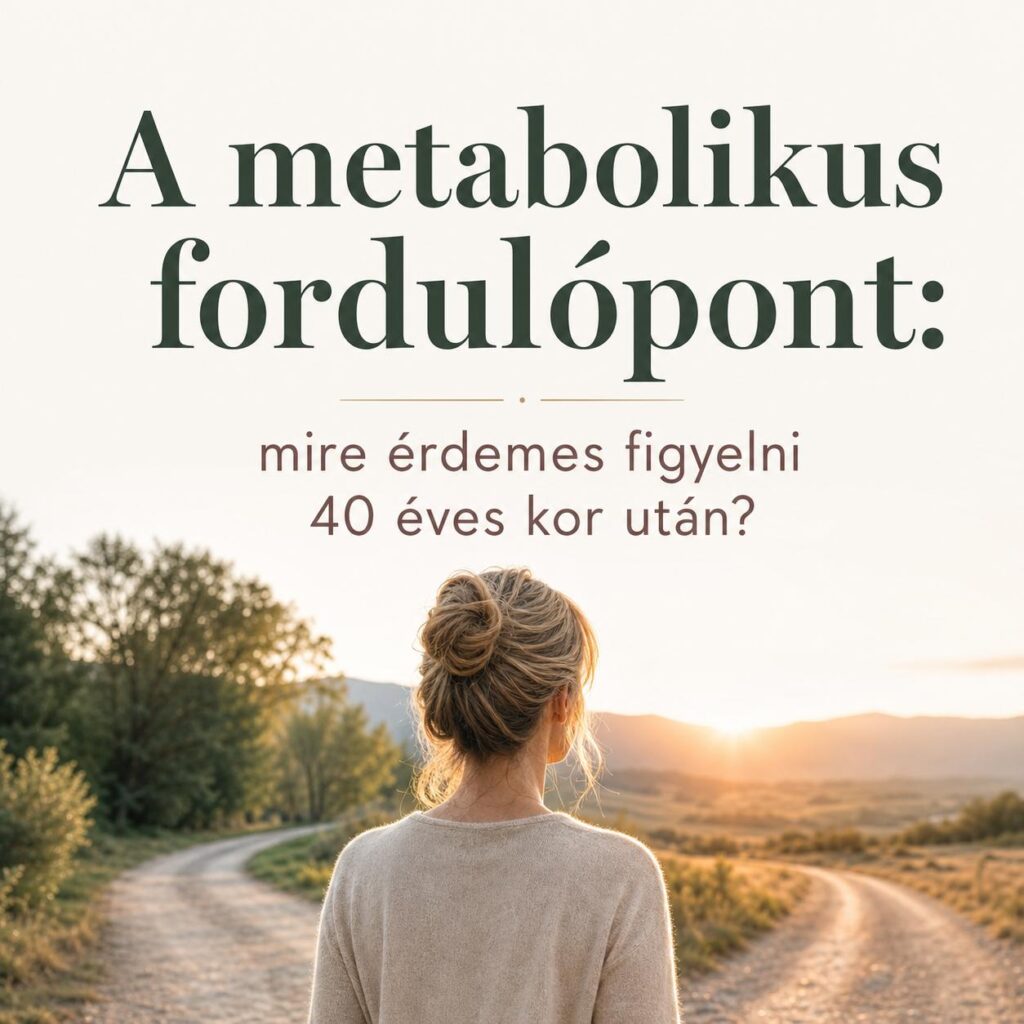 A metabolikus fordulópont: mire érdemes figyelni 40 éves kor után?