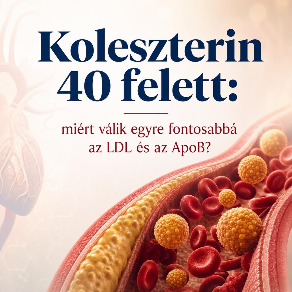 Koleszterin 40 felett: miért válik egyre fontosabbá az LDL és az ApoB?